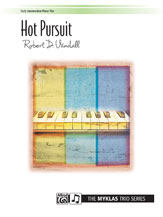 Hot Pursuit-1 Piano 6 Hands piano sheet music cover